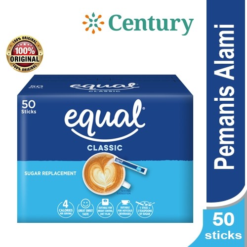 

EQUAL CLASSIC 50STICKS / GULA / PEMANIS / MAKANAN / MINUMAN