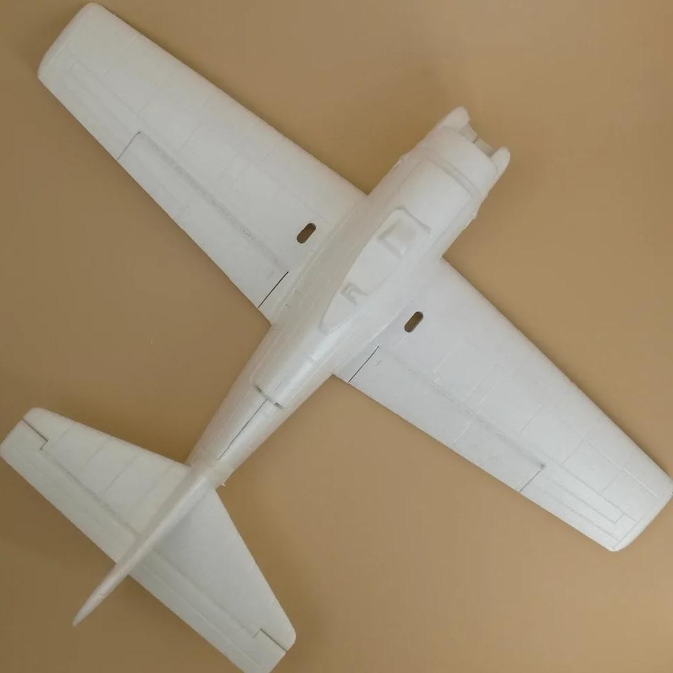 640MM A1 SMALL RC AIRPLANE WHITE KIT