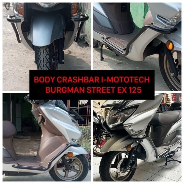 Body Crashbar Tubular Suzuki Burgman Street EX 125 I-MotoTech Import Premium