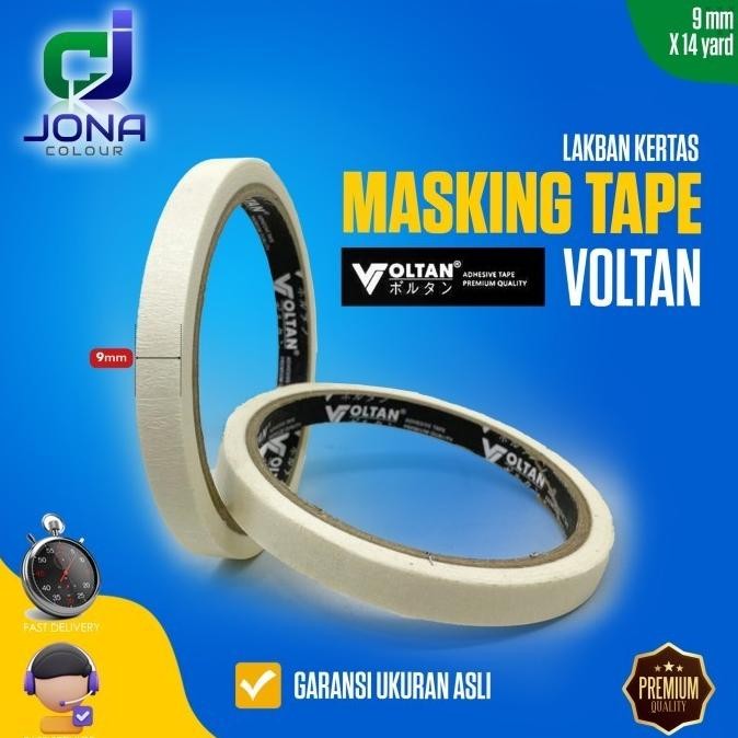 

TERMURAH - Masking Tape / Kertas Lem 9mm x 14 Yard / Masking Tape Air brush