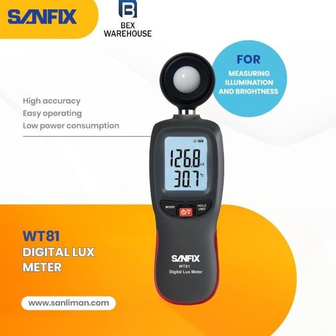 Digital Lux Meter Sanfix Wt81  Ready