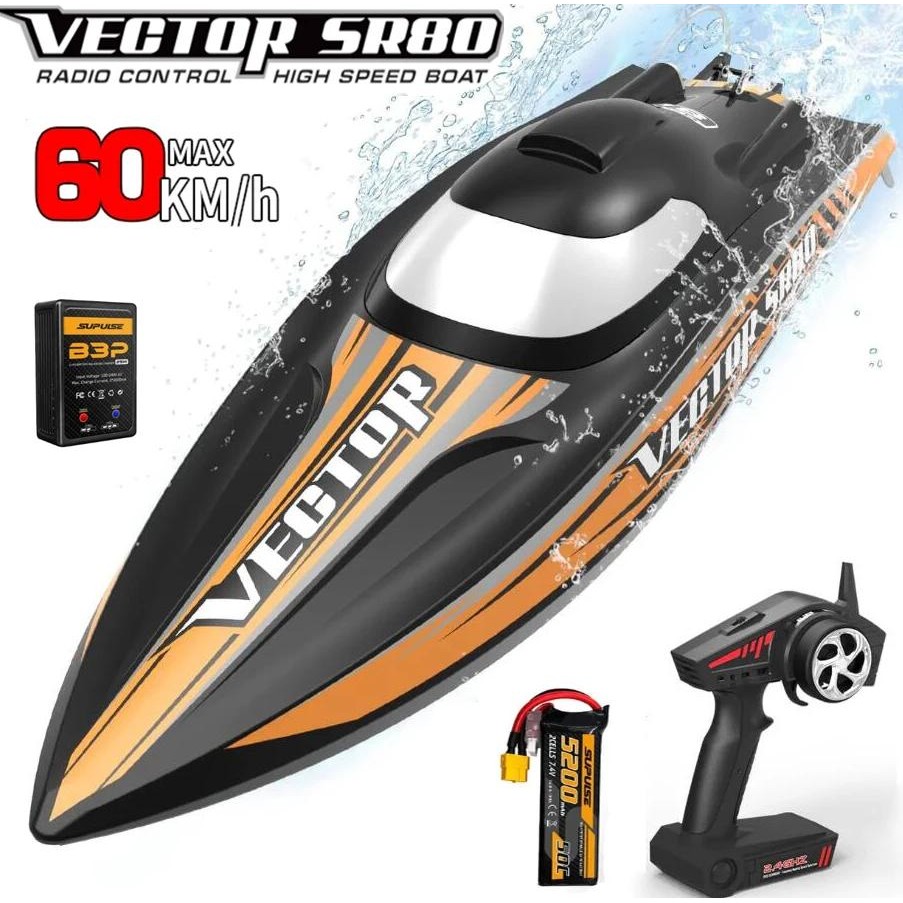 VOLANTEX NEW ARRIVAL VECTOR SR80 798-4 60KM/H HIGH SPEED RACING RC BOAT WITH BRUSHLESS MOTOR AUTO RO