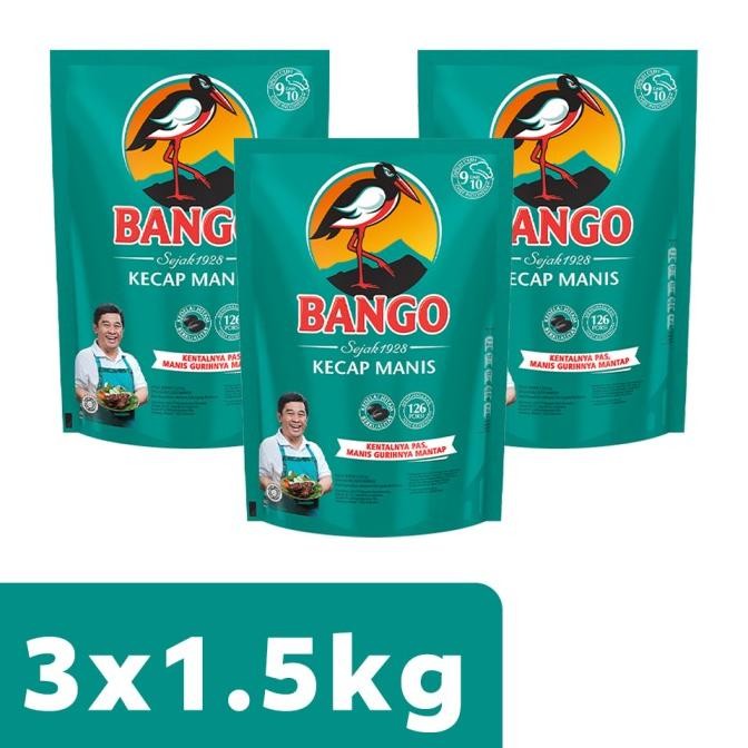 

Bango Kecap Manis Pouch 1.52Kg - 3 Pouch