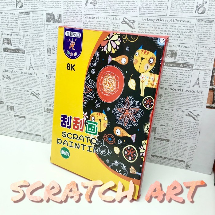 

Triyper Rainbow Scratch Art Relaxing Anak Kreatif Gambar Unik Aktifitas Rumah