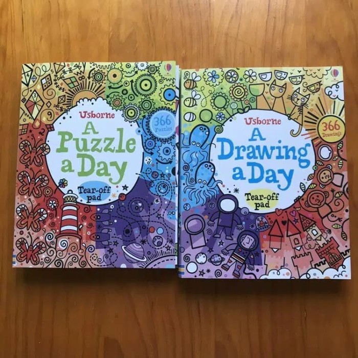 

Triyper Usborne A Drawing English Colouring Child A Day A Puzzle Cognitive