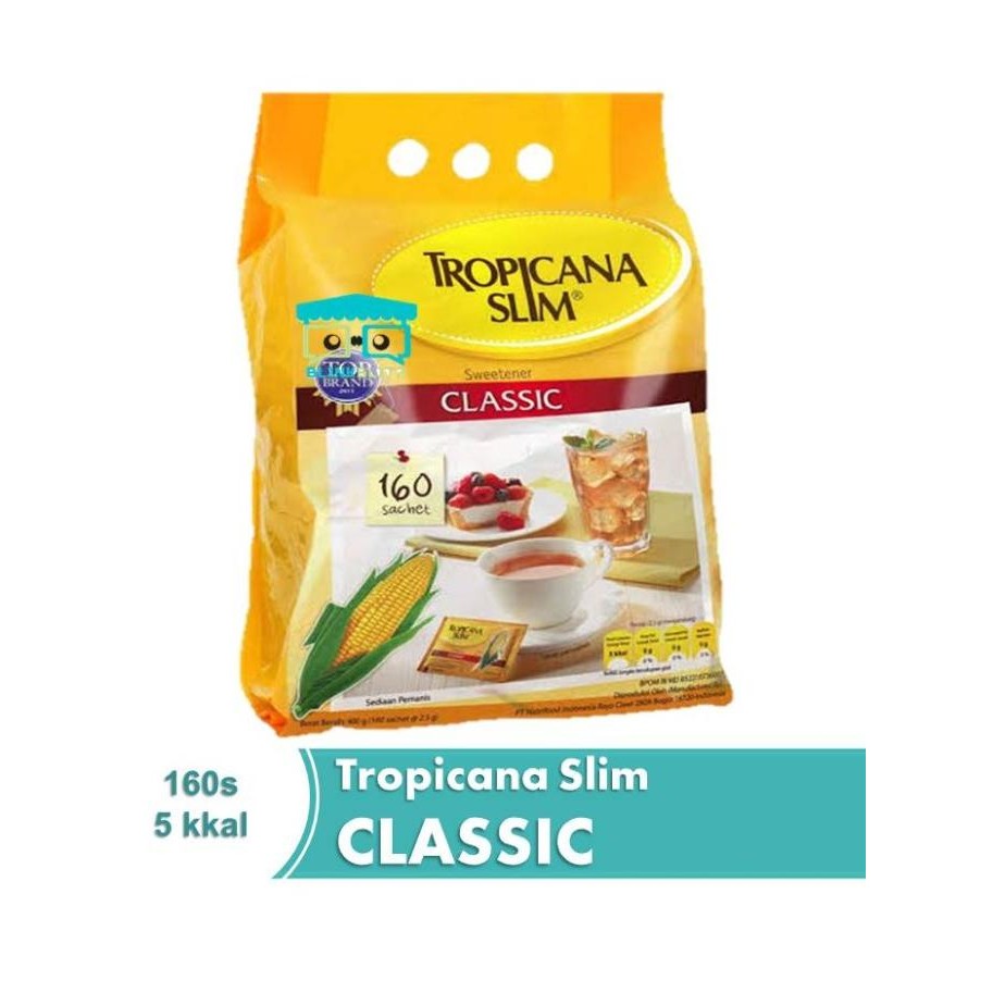 

Gula Tropicana Slim Classic Sweetener 160 Sachet Grosir Diabetes