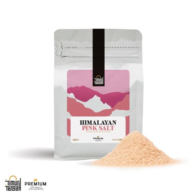 

Garam Himalaya 500 g Premium Timur Tengah Himalayan Salt Pure Original