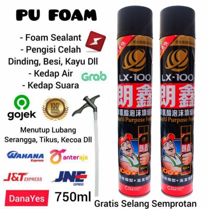 Terlaris PU Foam Sealant Spray PU Foam Spray Polyurethane Foam Sealant 750Ml SALE