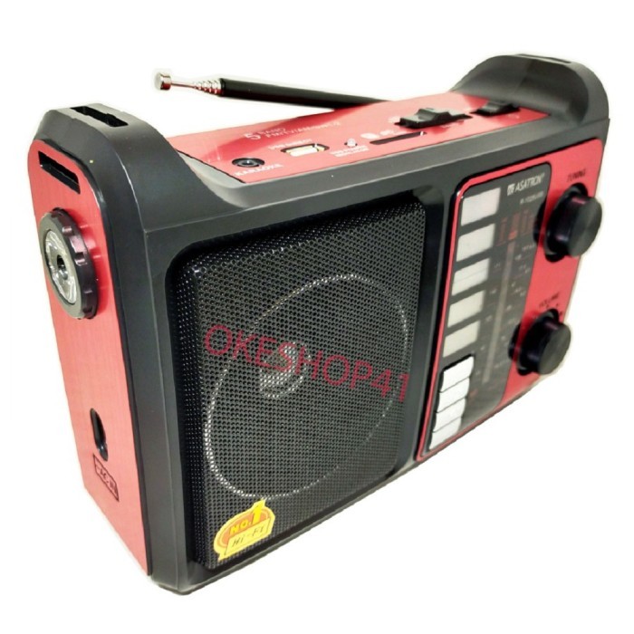 TERBARU Radio Asatron R-1028 usb mp3 am/fm portable radio