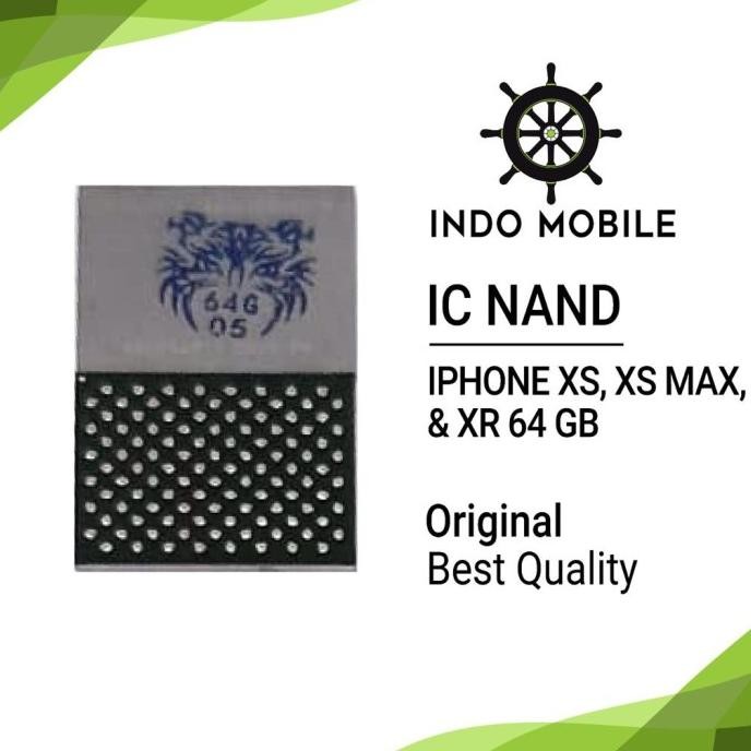 TERBARU - IC NAND FLASH IPHONE XS / XS MAX / XR / 64 / 128 / 256 / 512 GB ORIG