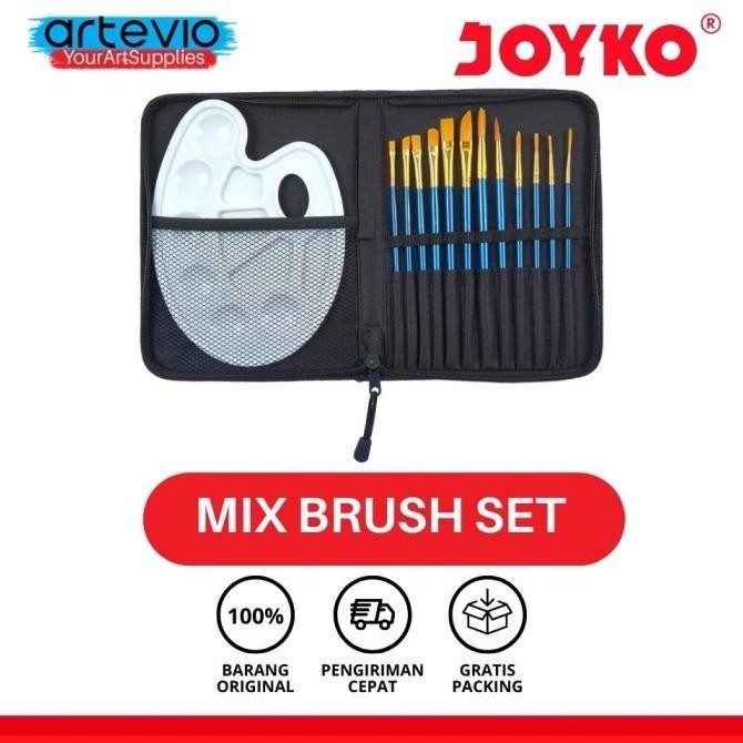 

Art Brush Set Alat Lukis Kuas Cat Air Minyak Acrylic Joyko BRS-7