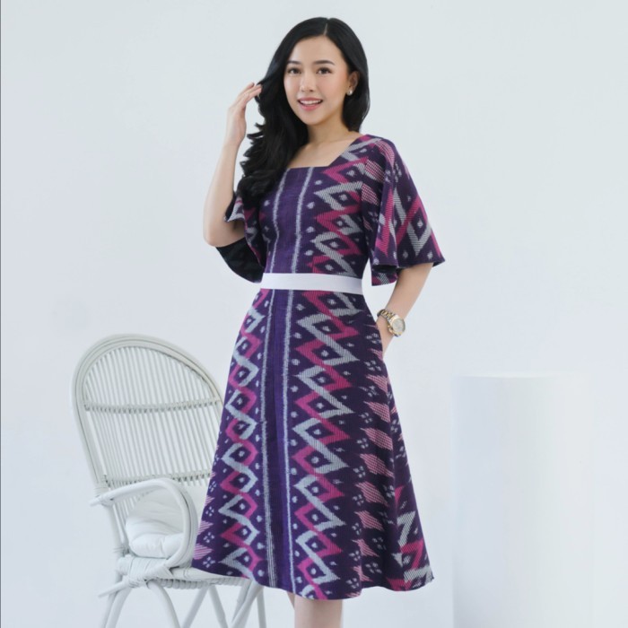 Batik Kultur Dress - LRPD - Layered Ruffled Putted Dress