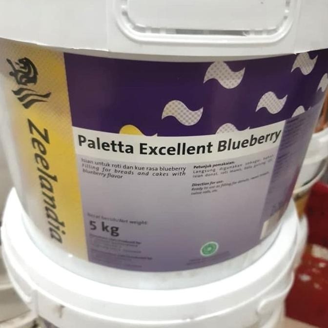 

Paletta Selai Isian Blueberry Bluebery Filling Jam Paletta 1 Kg Repack Terlaris