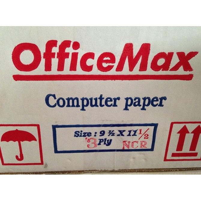 

Baru Continuos Form Office Max 91/2 X 11Inch , 3Ply Bagi 2-Go Send