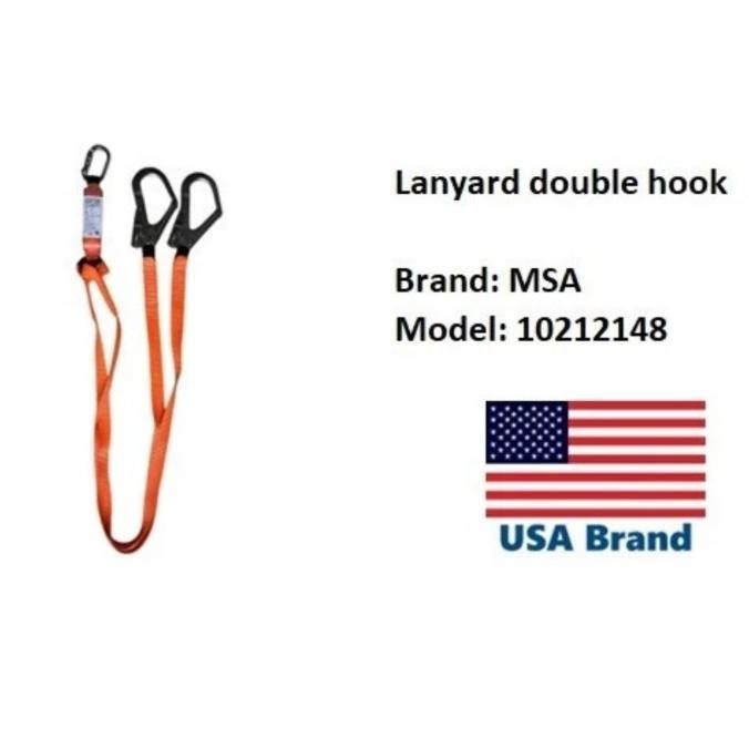 

READY PROMO LANYARD DOUBLE HOOK LANYARD MSA 10237316 ORIGINAL