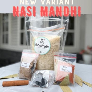 

Nasi Mandhi|Beras Basmati 1kg dengan Bumbu Nasi Mandhi