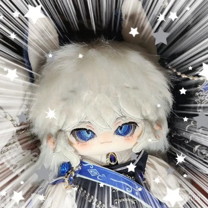 20CM Game Identity V Cosplay Ithaqua Handsome Ear Plush Doll Body Dress Up Cotton Stuffed Toys Cospl