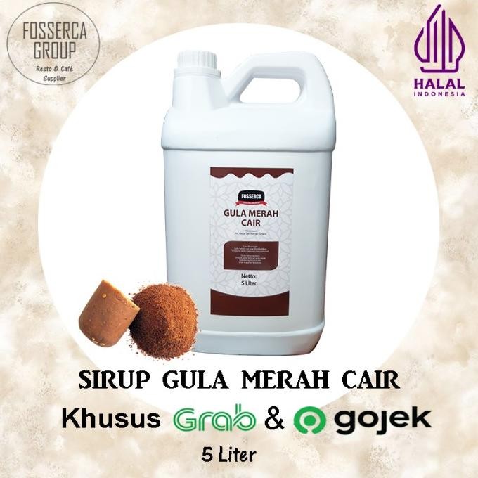 

Gula Aren Merah Cair / Brown Sugar Syrup - 5 Liter Jerigen