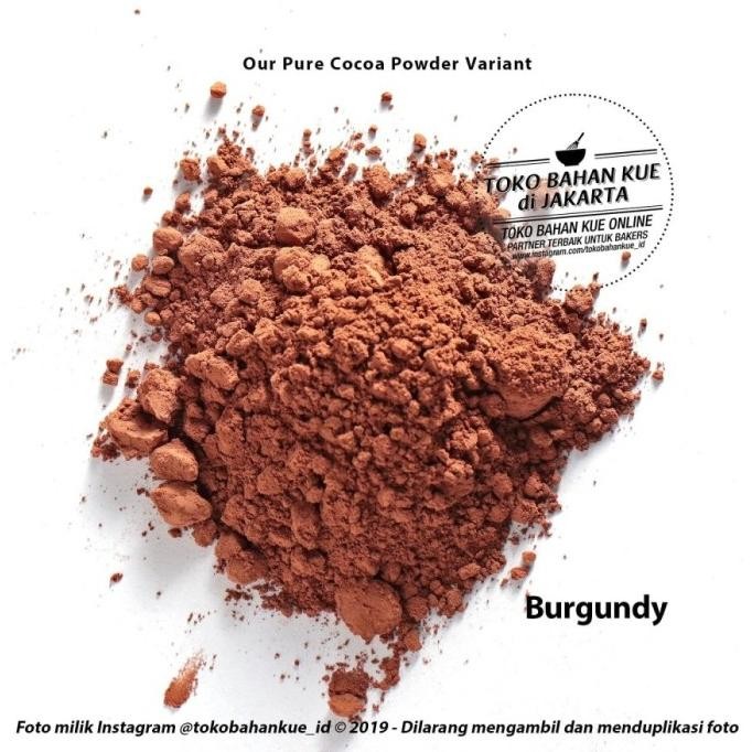 

Pure Cocoa Powder Tulip Burgundy Chocolatier Bubuk Coklat Tulip 500gr