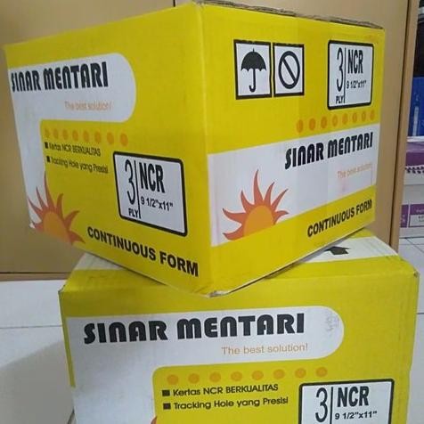 

TERMURAH - KERTAS continuous form 3ply FULL SINAR MENTARI