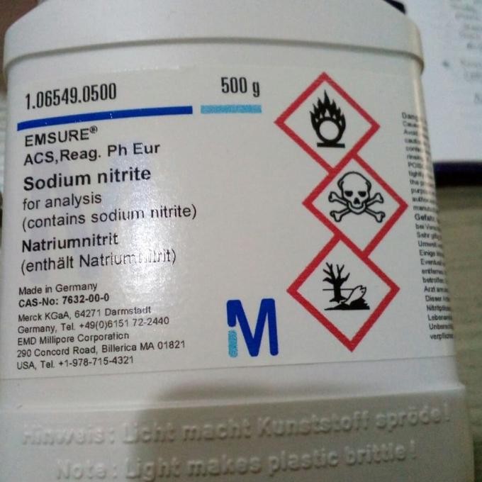 Sodium Nitrite / Natrium Nitrit Merck