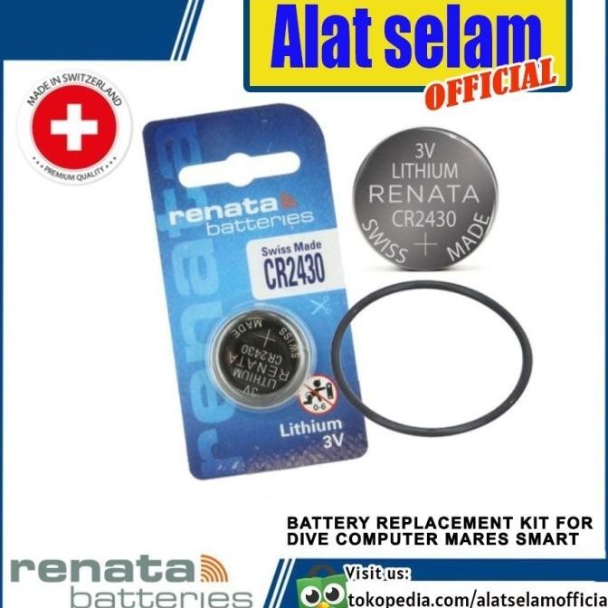 PERLENGKAPAN DIVING Battery Replacement Kit Dive Computer Mares Smart Oring Watch Diving READY STOK