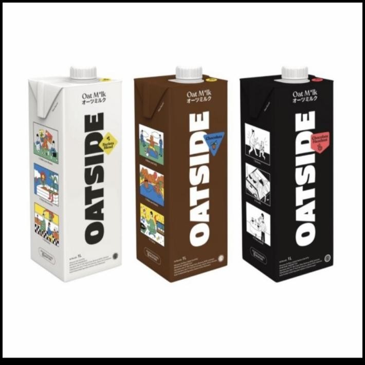 

Oatside Oat Milk Barista / Chocolate / Hazelnut Blend 1L | Susu | Milk