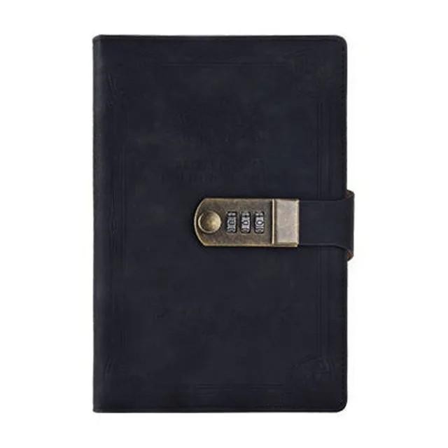 

Toddi Buku Catatan Harian Password Notebook Cover Kulit Kunci A5