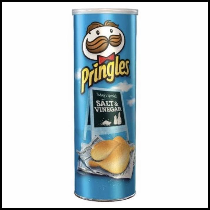 

Pringles Salt And Vinegar 158G Snack Import (Made In Usa)