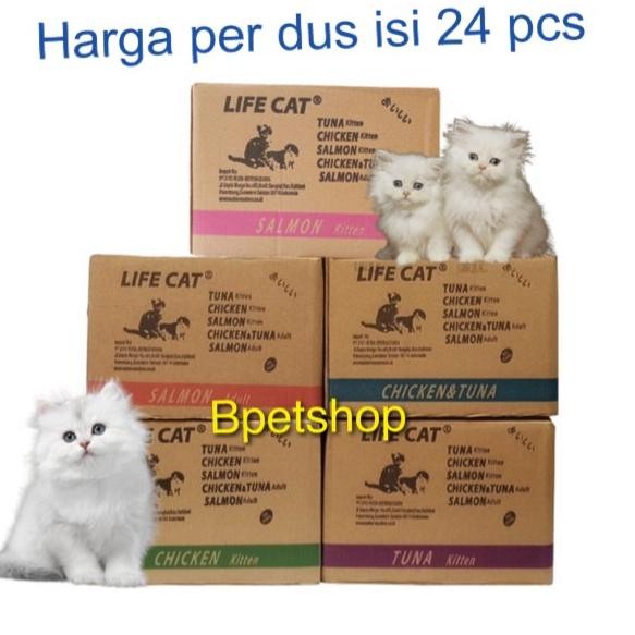 Life cat pouch 1 dus isi 24 pcs