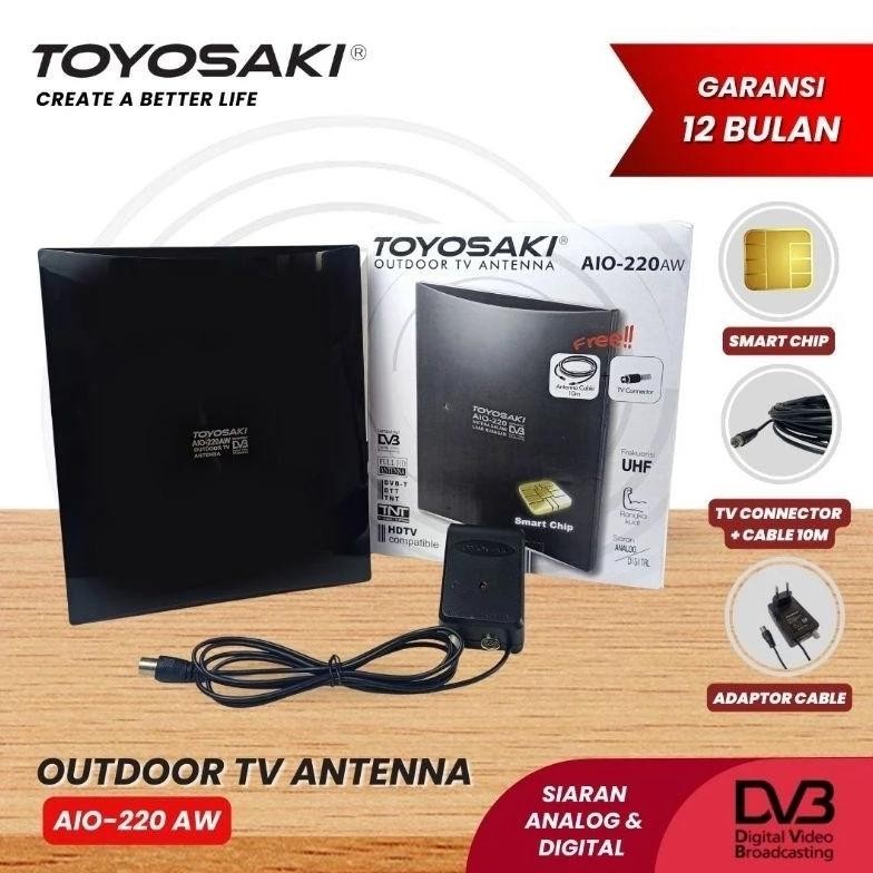 ANTENA DIGITAL TOYOSAKI TV IN DOOR/ OUT DOOR AIO_220