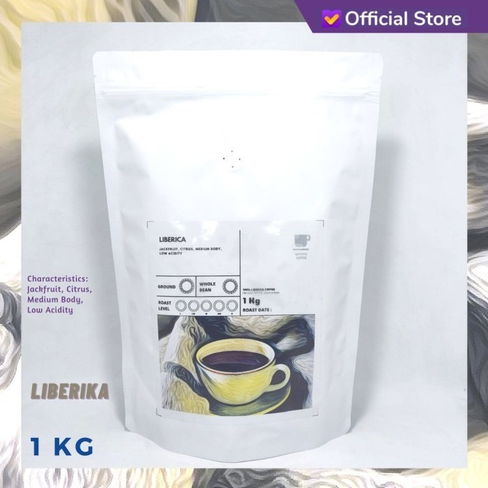 

[Dark Roast] Kopi Liberica 1 Kilogram (Kg) OilyCafoilBerminyak