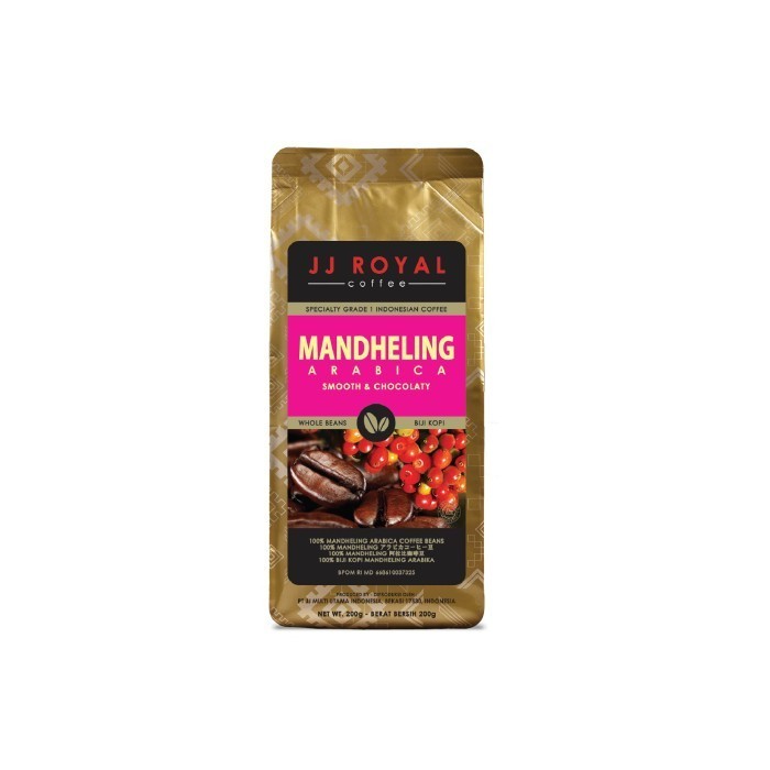 

Bundling 2 Jj Royal Coffee Mandheling Arabica + 1 Jj Royal Coffee Toraja Arabica Bag 200Gr