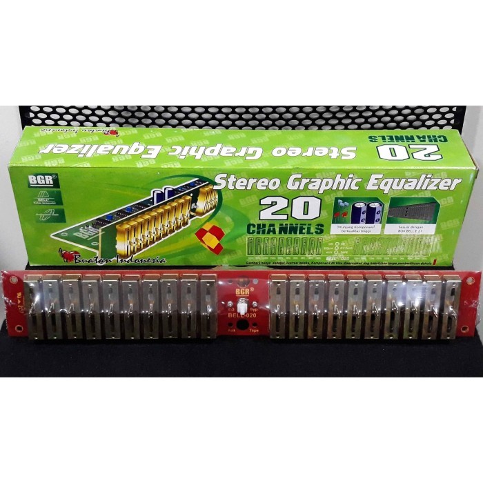 Termurah Kit Equalizer 20 Channel Stereo Graphic Equalizer