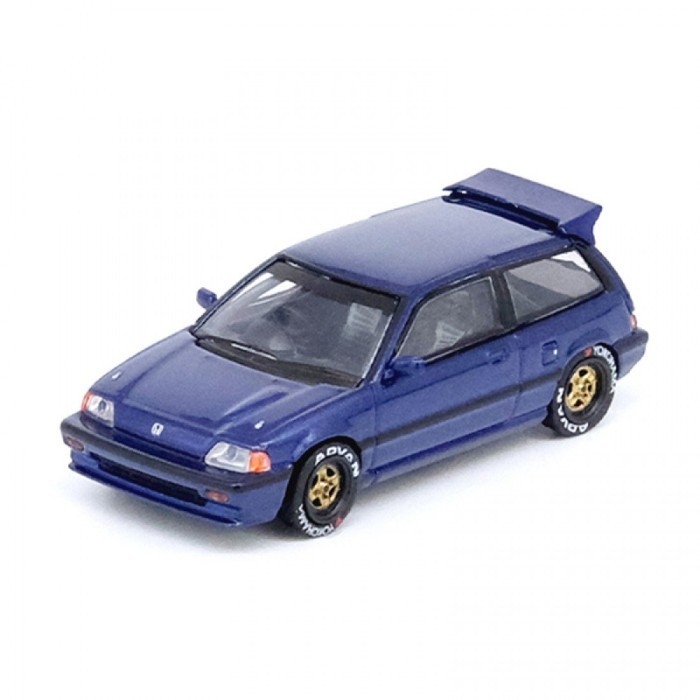 IN64-EAT-DB Inno64 Honda Civic Si E-AT Dark Blue Diecast
