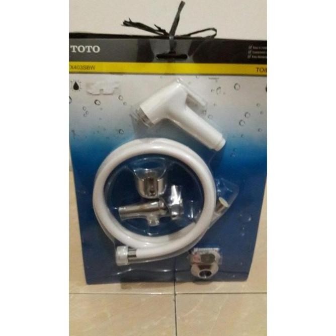 JET SHOWER SET TOTO TX403SB#W SHOWER SPRAY PUTIH 0811T