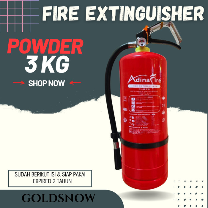 Apar pemadam 3 kg Adinafire / Apar powder 3 kg Adinafire