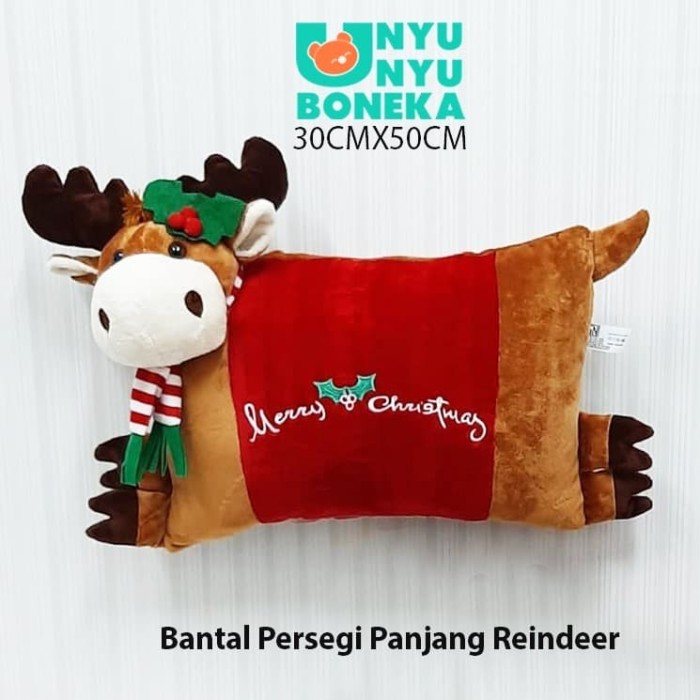 

Natal bantal natal rusa reindeer boneka bahan lembut santa sovenir christmas Limited