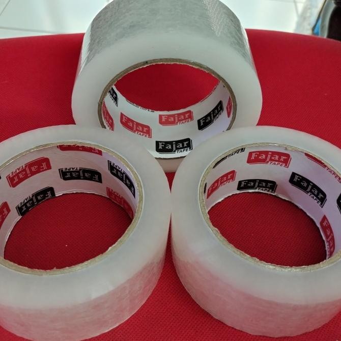 

Murah LAKBAN ISOLASI BENING 45 MM X 100 YARD FAJAR TAPE ASLI 100 YARD sgb02 dijamin