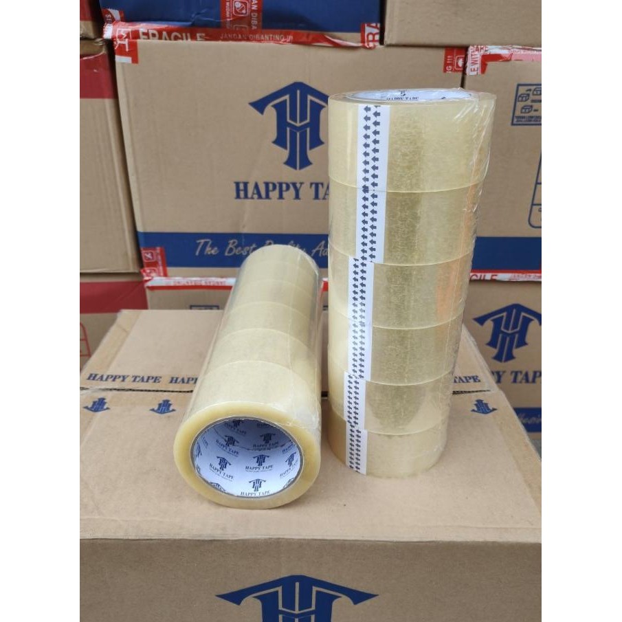 

lakban bening/coklat 45mm 100 yard setara daimaru