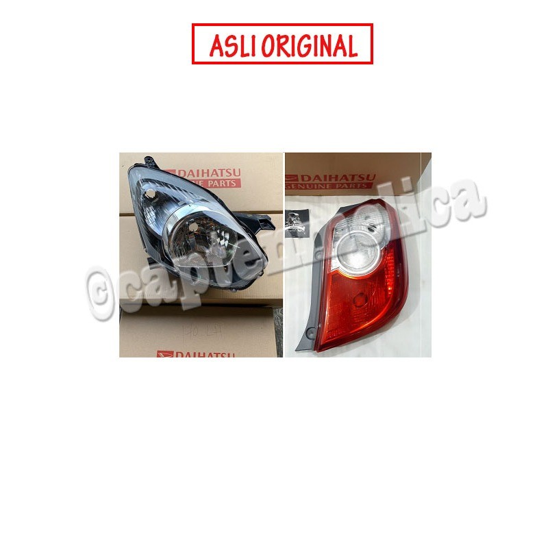 ORI Headlamp stoplamp HEAD STOP LAMP Kaca Mika LAMPU BESAR DEPAN BELAKANG AGYA AYLA 2013 2014 2015 2