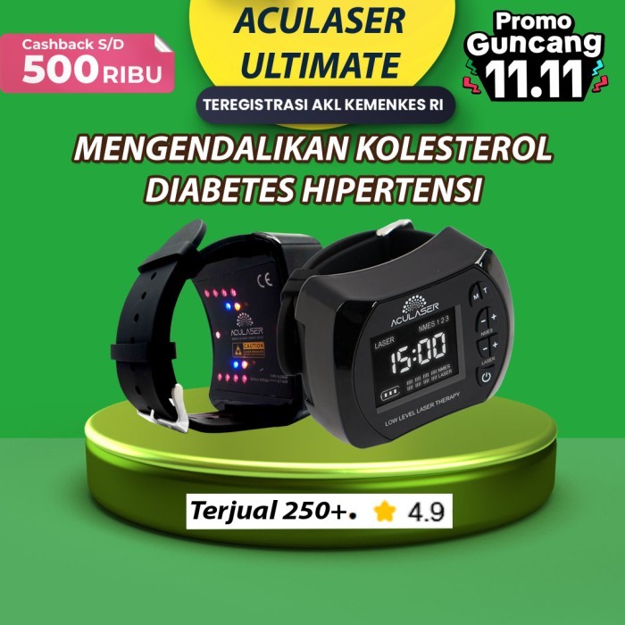 Terlaris Aculaser Ultimate 14 Titik Laser 3 Warna + Nmes Untuk Pemulihan Stroke