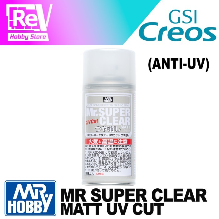 Cuci Gudang Mr Super Clear Flat Uv Cut Mr Hobby B523