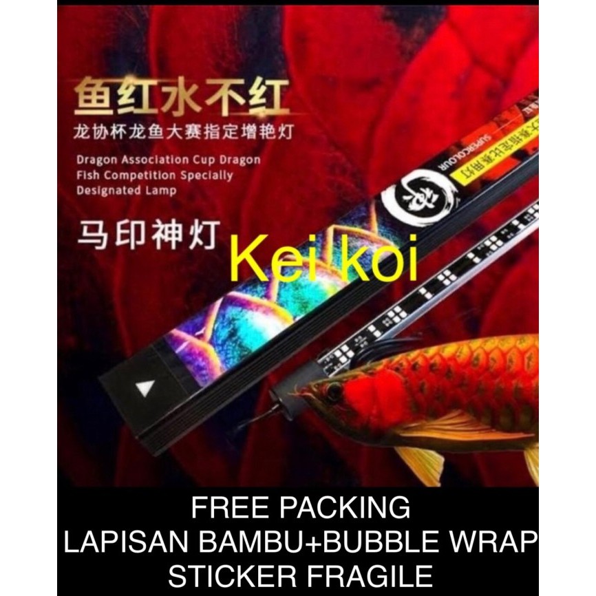 Cuci Gudang Mayin Lampu Led View 92 Cm Aquarium Ikan Arowana / Arwana