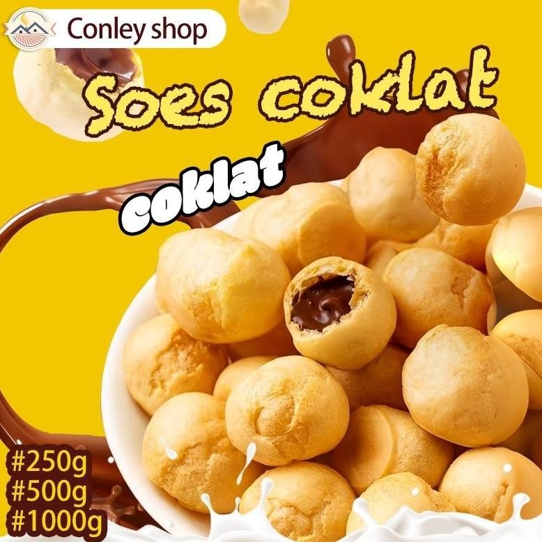 

2KgSoes Coklat Cokelat 2Kg Halal Kue Sus Kering Isi Coklat Kiloan Gram Lumer Enak Murah Cemilan Keluarga, Cocok Untuk Dewasa Dan Anak-Anak Chocolate Food Makanan Snack Manis