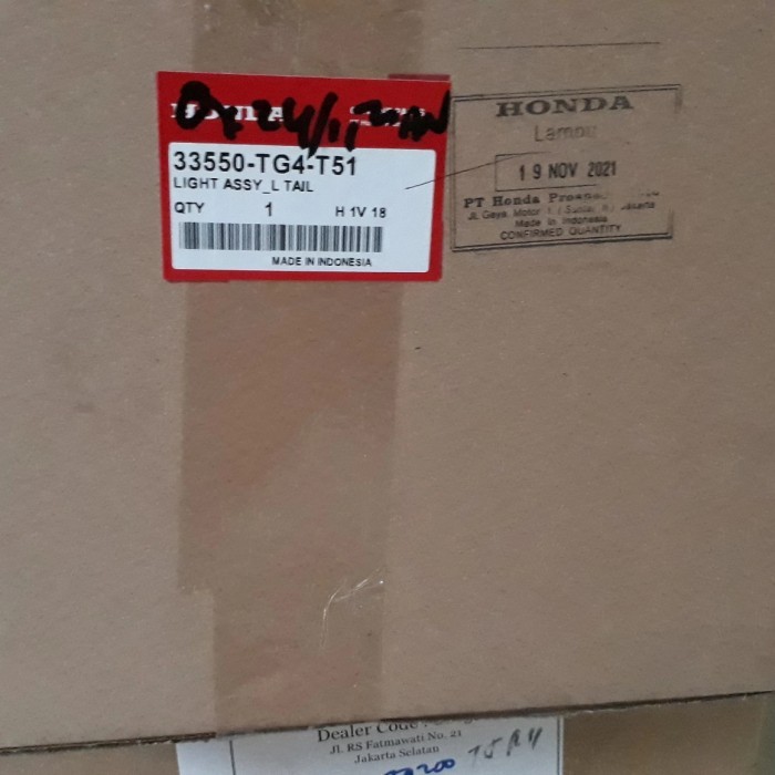 Terlaris Stoplamp Brio / Lampu Belakang Brio Kiri 2019 -2021 Original Genuine