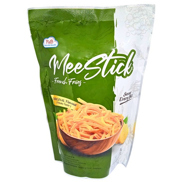 

S20552 FWB MEE STICK FRENCH FRIES ORIGINAL SNACK 60GR POUCH MAJU BERSAMA (20250414)