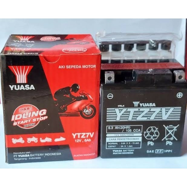 Aki Yuasa Ytz7V (Aki Motor Nmax)