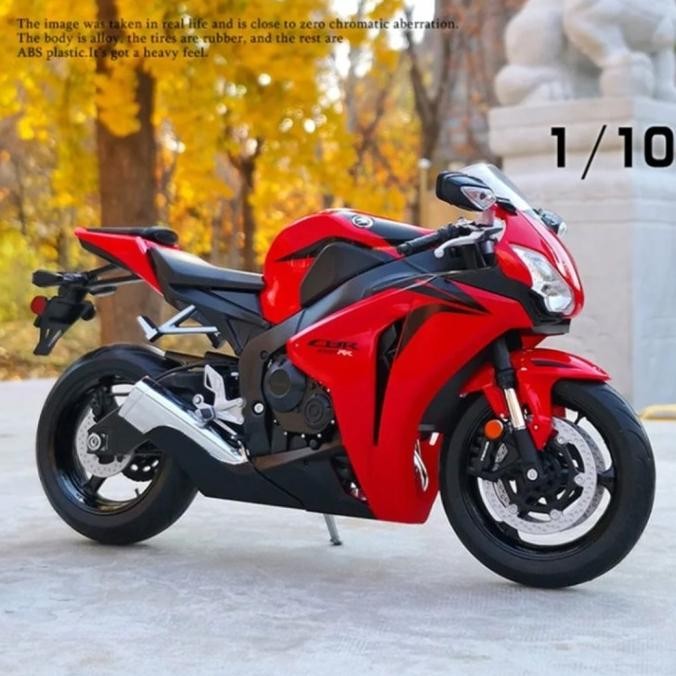 Diecast Motor Honda CBR 1000RR Miniatur Die-cast Welly 1:10