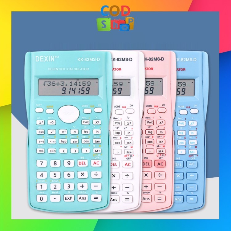 

murah COD - S5977 Kalkulator Sekolah / Kalkulator Scientific / Kalkulator Ilmiah 240 Fungsi /